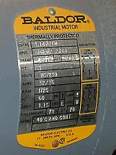 Harbor freight "3 HP" motor |  I have a particular vacuum pump that I may rewire for singlephase. Right now it...