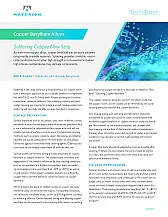 beryllium copper |  solder it ...