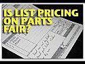 Auto repair shop parts markup  |  Bet you were charged list price. Not uncommon these days....