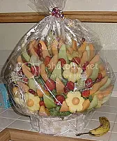 Edible Flower Arrangement |  To All: So yesterday there was a knock at the door, so I looked out my peephole...